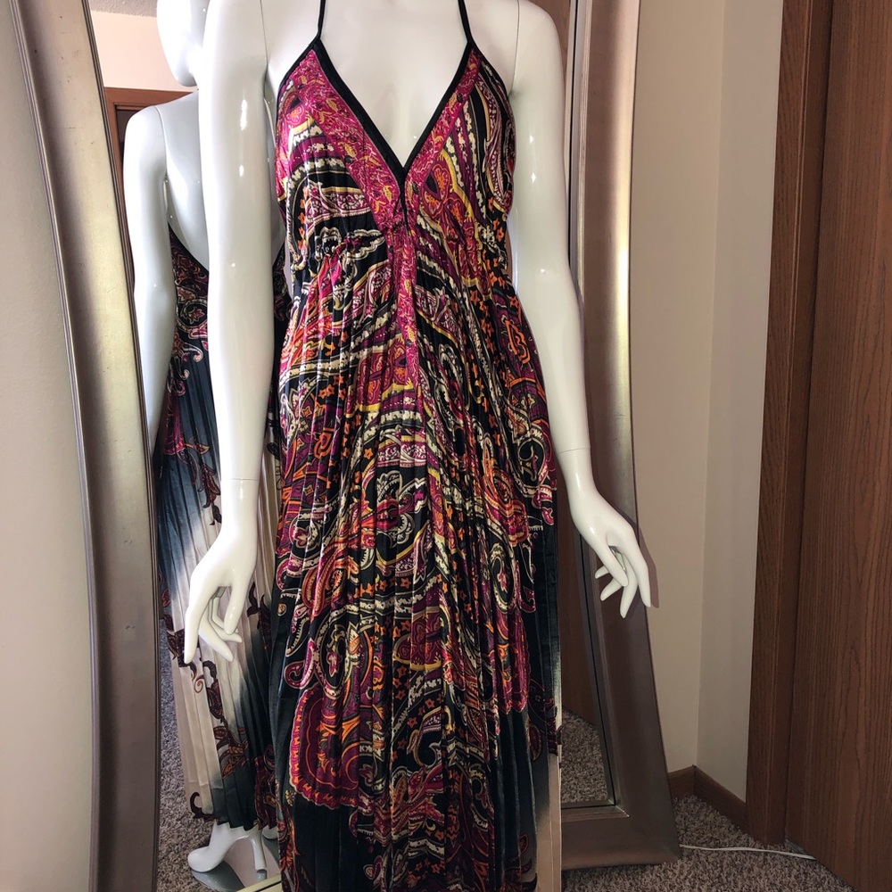 Trendy Wear Inc ankle length pleated dress